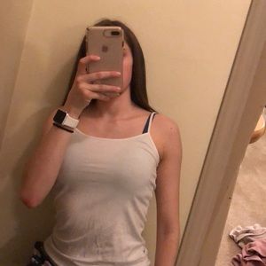 White tank top